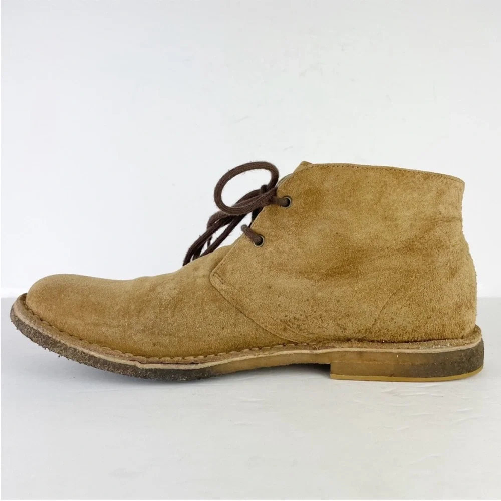 UGG Leighton Suede Leather Chestnut Tan Lace Up Ankle Chukka Boots